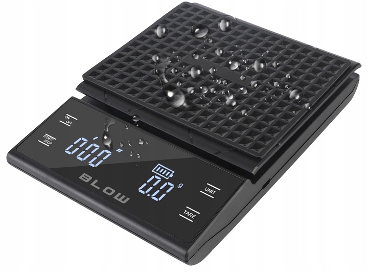 ELEKTRONICZNA WAGA KUCHENNA DO KAWY PRECYZYJNA 3000g/0,1g LCD TIMER