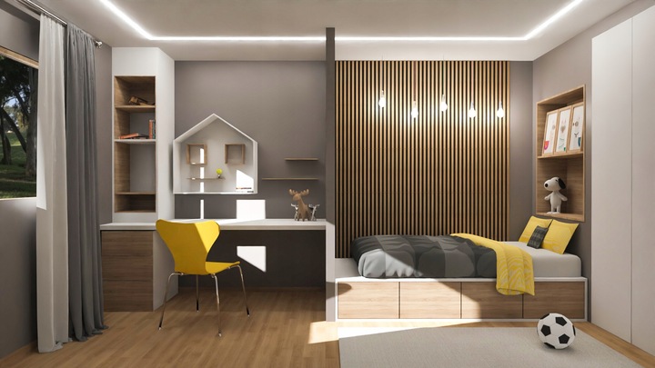 Lamele ścienne 275 x 45 cm - na czarnym filcu Dąb Santa, Champagne i inne