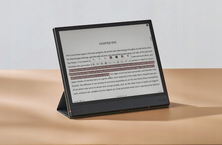 Oryginalne Etui Magnetyczne Pokrowiec Onyx Boox Note Air 4C 5C Czarne