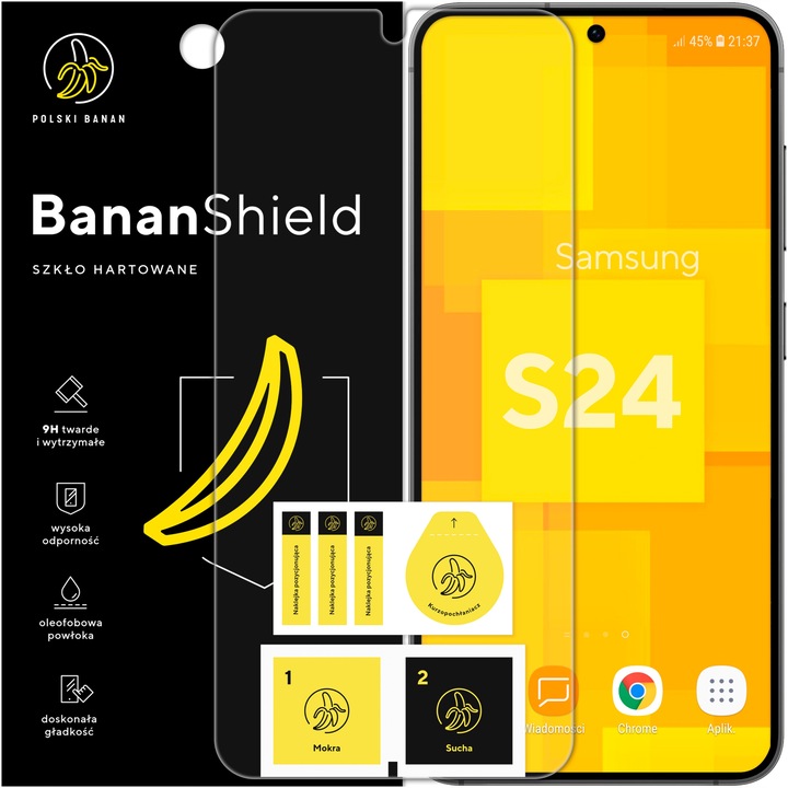 Szkło hartowane 9H BananShield do Samsung Galaxy S24