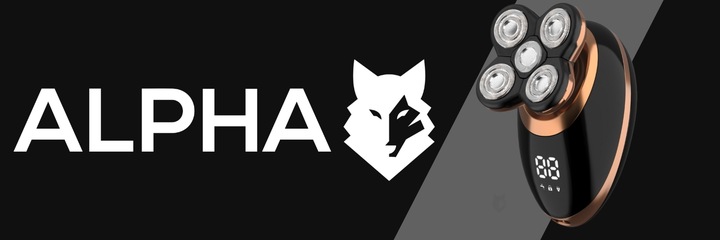 Golarka Męska 5W1 Maszynka do Golenia Brody, Włosów i Głowy - Trymer Alpha