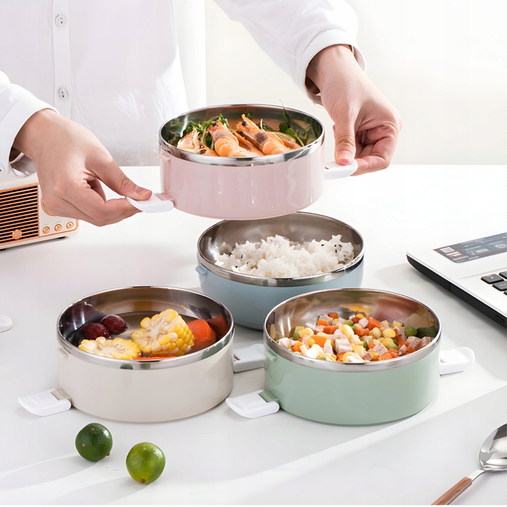 POJEMNIK TERMICZNY NA ŻYWNOŚĆ ZUPĘ OBIADOWY TERMOS STAL NIERDZEWNA 2,8L