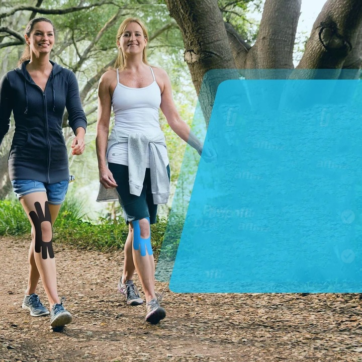 WYSOKIEJ JAKOŚCI TAŚMA KINEZJOLOGICZNA na ciało kolano 8 PCS