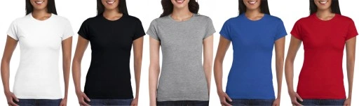 KOSZULKA DAMSKA BLUZKA BAWEŁNIANA T-SHIRT Z TWOIM WŁASNYM NADRUKIEM NAPISEM