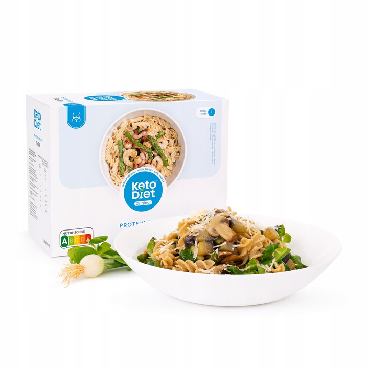 Proteinowe fusilli (7 porcji) o wysokiej zawartości białka i błonnika