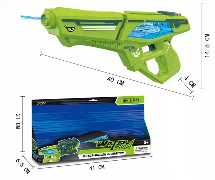 PISTOLET NA WODĘ ELEKTRYCZNY Wodny MIOTACZ Automatyczny