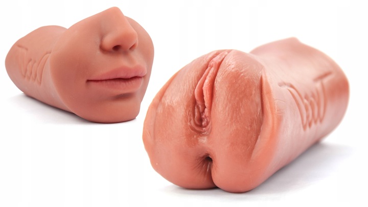 MASTURBATOR DLA MĘŻCZYZN 3W1 REALISTYCZNY Z TRZEMA STREFAMI STYMULACJI 19cm