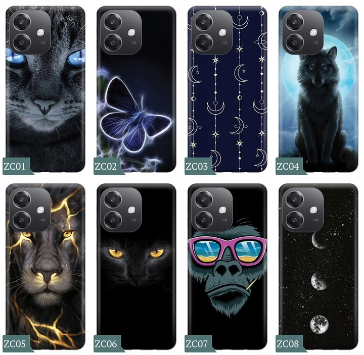 ETUI do OPPO A40 / A40M + SZKŁO HARTOWANE CASE WZORY