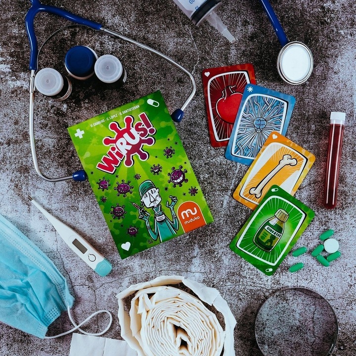 Wirus Najbardziej Zaraźliwa Gra Karciana Rodzinna 5+ Muduko