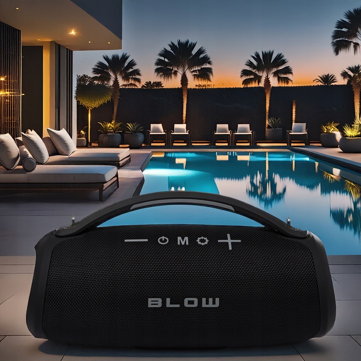 GŁOŚNIK BLUETOOTH PRZENOŚNY BEZPRZEWODOWY SD FM USB AUX MOBILNY RADIO