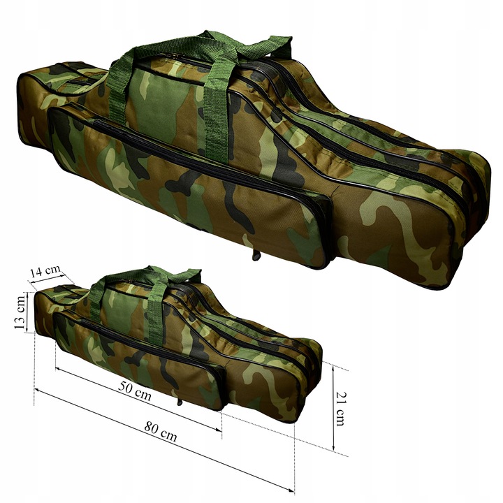 ZESTAW WĘDKARSKI 2 x Wędka 2 x Kołowrotek TORBA