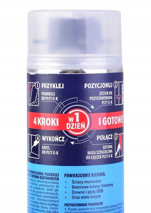 Pianoklej do płyt gipsowych G-K Tytan Professional 830 ml
