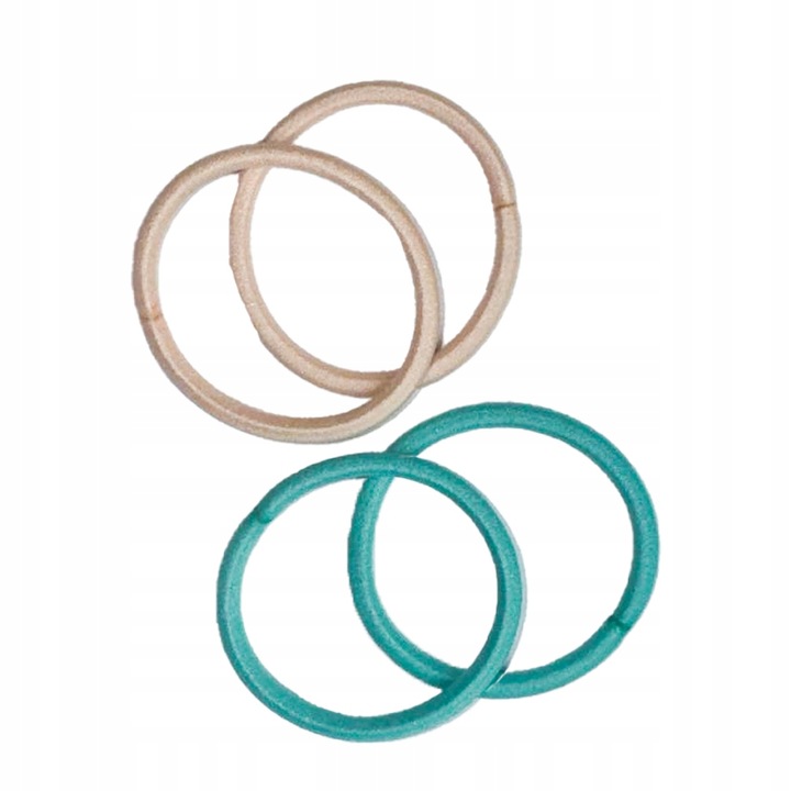 GUMKI PRZECIW WSZOM DO WŁOSÓW NA WSZY ODSTRASZAJĄCE DLA DZIECKA zestaw 4x