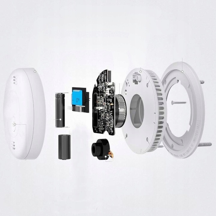 CZUJNIK CZADU TLENKU WĘGLA LCD DETEKTOR CO LCD WYKRYWACZ BEZPRZEWODOWY