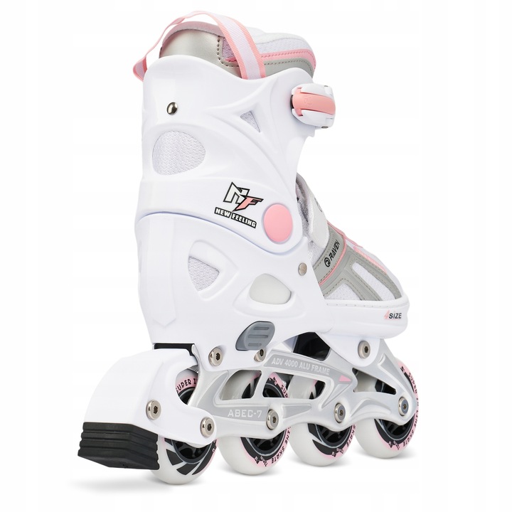 Rolki Regulowane RAVEN Pulse White/Pink 37-40