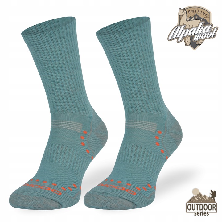 Oddychające funkcyjne skarpety termoaktywne turystyczne 50% merynosa COMODO