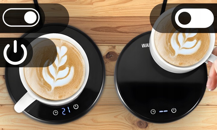 Podgrzewacz do Kubka Kawy Herbaty Podstawka pod Kubek do Biura na