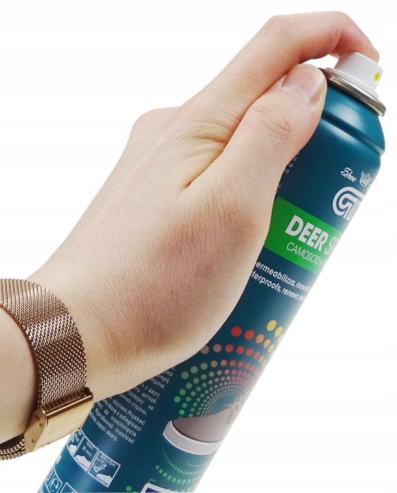 FARBA DO ZAMSZU NUBUKU RENOWATOR BARWNIK DO SKÓRY CZARNY 250 ml