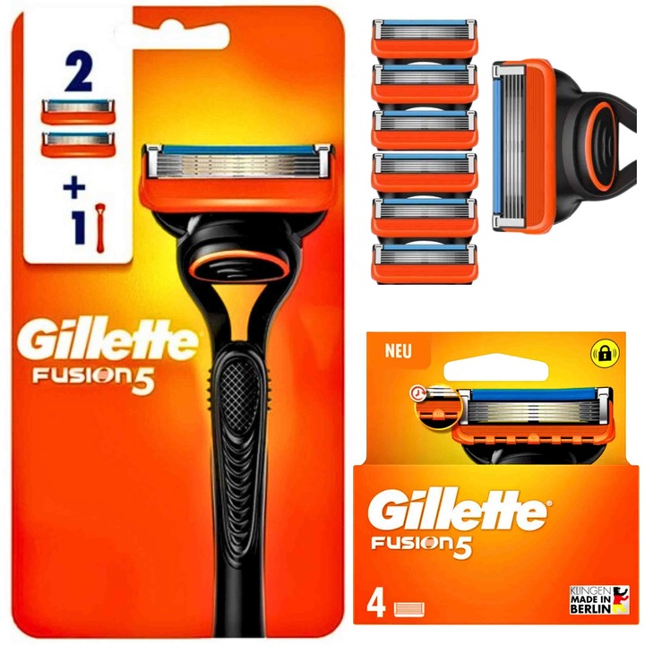 Zestaw Gillette Fusion 5 ostrza plus maszynka Gillette Fusion5 zestaw