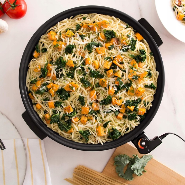 PATELNIA ELEKTRYCZNA DUŻA XXL NIEPRZYWIERAJĄCA MULTIPATELNIA 42cm MOC