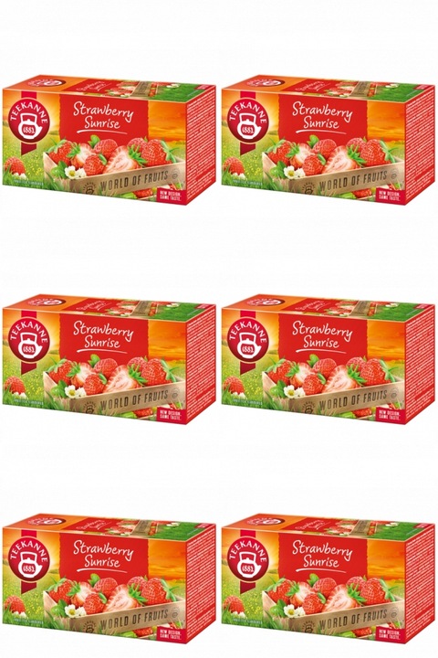 Herbata Teekanne Truskawka Strawberry 120 torebek