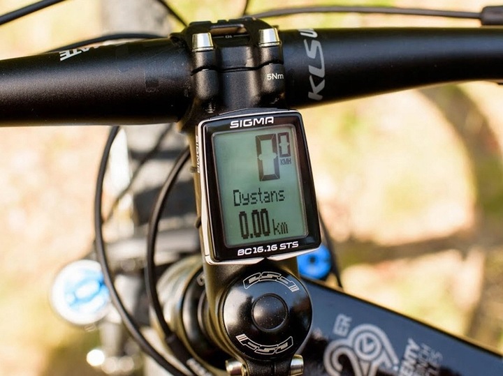 BEZPRZEWODOWY LICZNIK ROWEROWY SIGMA 16.16 NFC PODŚWIETLENIE POLSKIE MENU