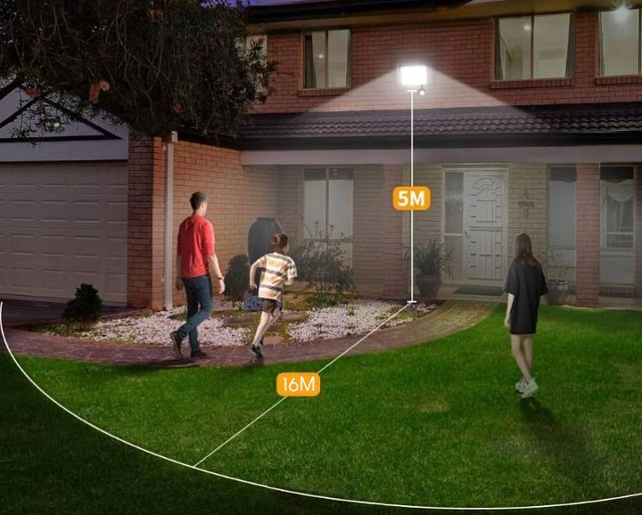 HALOGEN LED 100W LAMPA CZUJNIK RUCHU ZMIERZCHU NAŚWIETLACZ ZEWNĘTRZNY