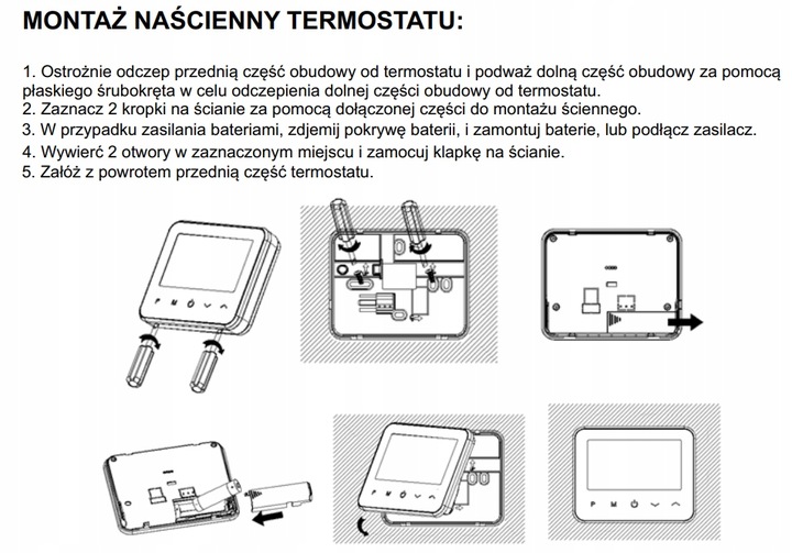 Regulator temperatury termostat radiowy WT-20 WIFI BEZPRZEWODOWY