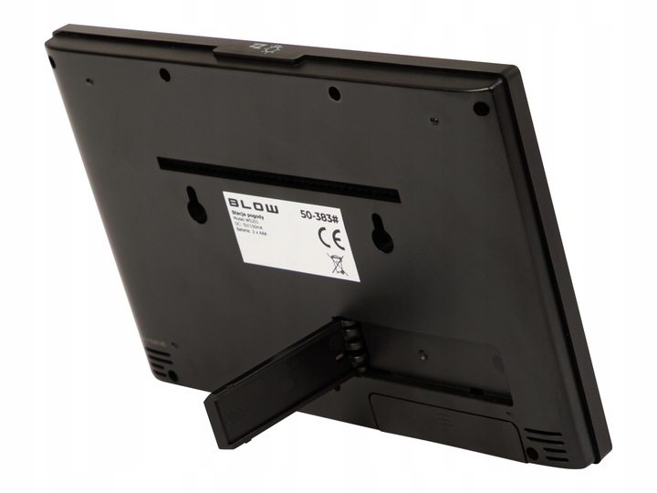 STACJA POGODY BEZPRZEWODOWA POGODOWA METEO TERMOMETR ZEGAR BUDZIK