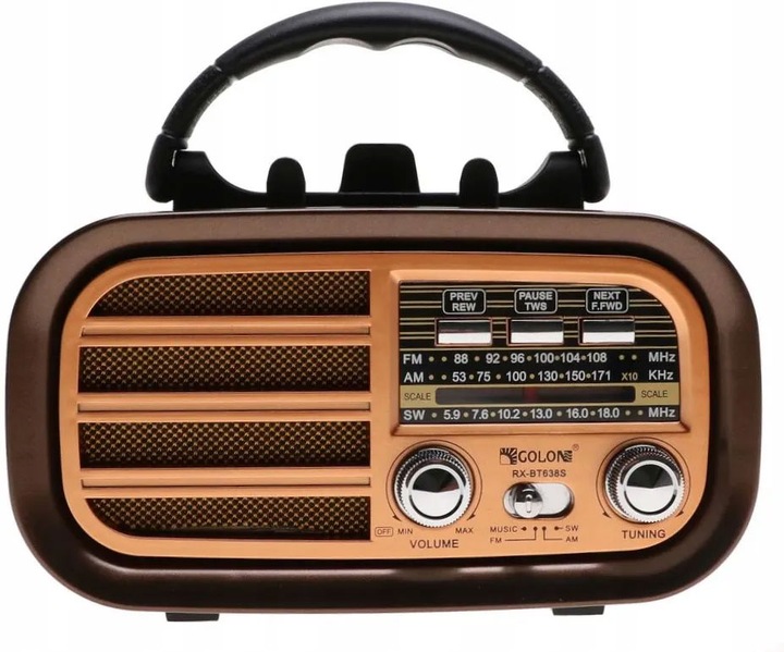 PRZENOŚNE RADIO KUCHENNE BUDOWALNE MICRO SD USB BLUETOOTH PANEL