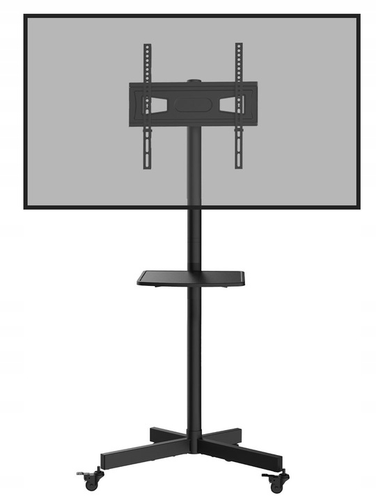 Stojak Podłogowy na telewizor TV 26-65 cali z półką Uniwersalny