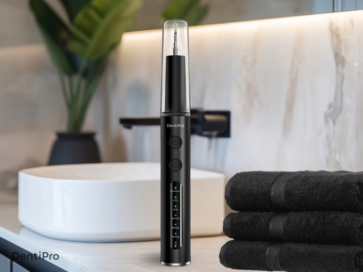 Skaler Ultradźwiękowy Do Zębów - 4 tryby do usuwania kamienia nazębnego