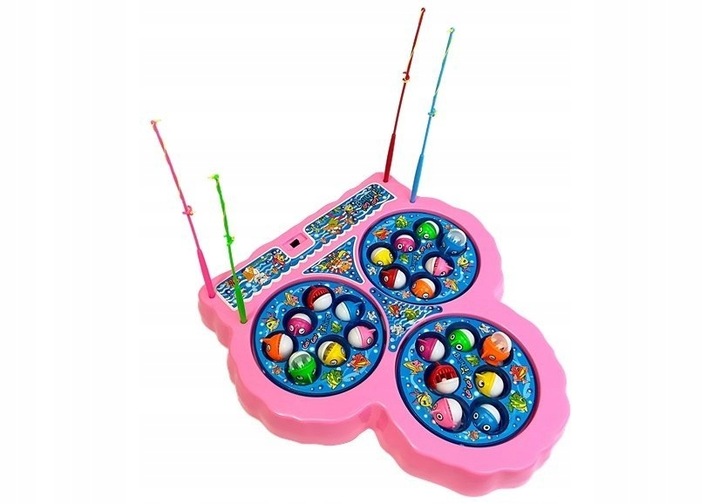 Zestaw Gra Do Zabawy w Kąpieli Łowienie Ryb Wędkarz Rybki na Magnes Wędki