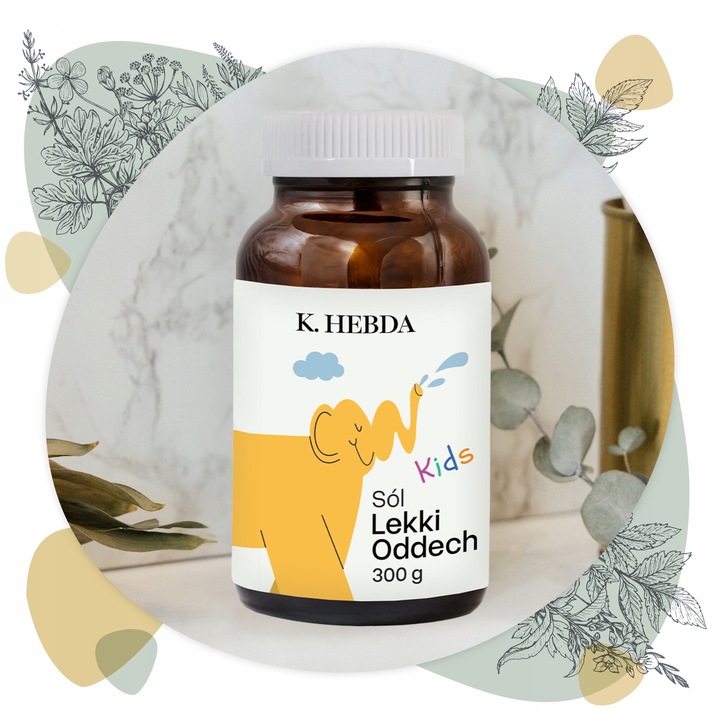 Sól himalajska Do Kąpieli Lekki Oddech Hebda Olejki Eteryczne Naturalna