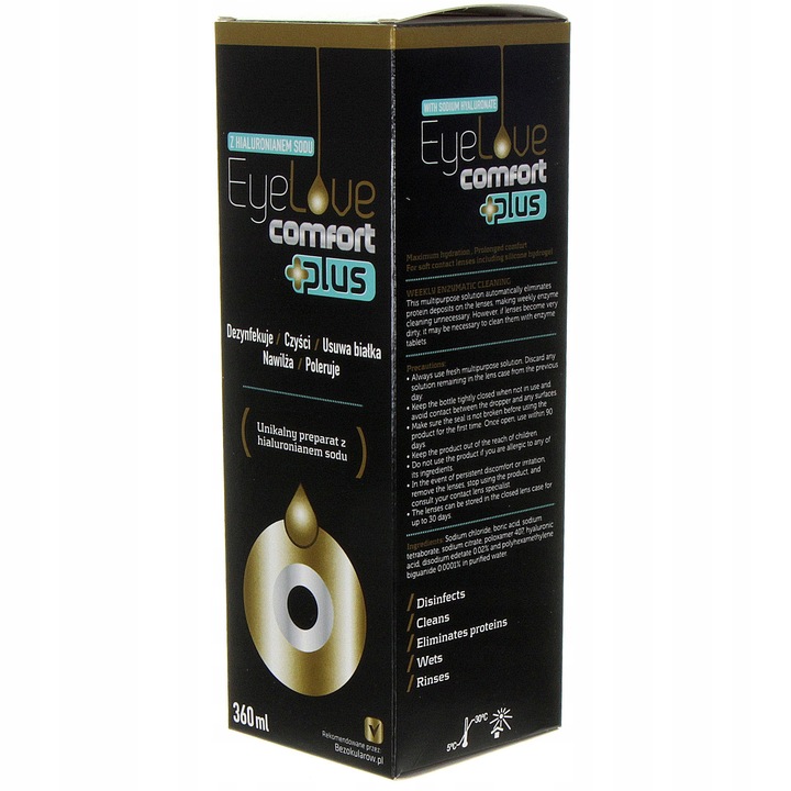 Płyn do soczewek EyeLove Comfort PLUS 360 ml