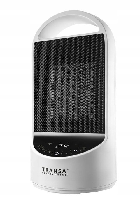 Termowentylator CERAMICZNY farelka obrotowa TERMOSTAT TIMER PANEL LCD 1500W