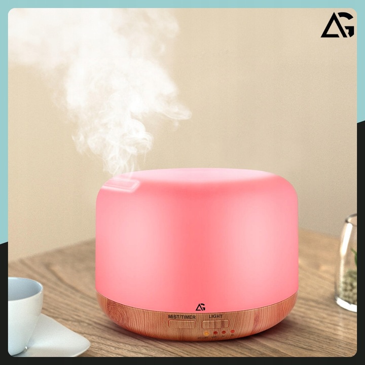 NAWILŻACZ POWIETRZA LAMPKA NOCNA DO SYPIALNI DLA DZIECI DYFUZOR