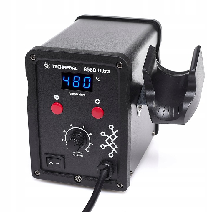 STACJA LUTOWNICZA hot air Spawarka do plastiku Techrebal 858D Ultra