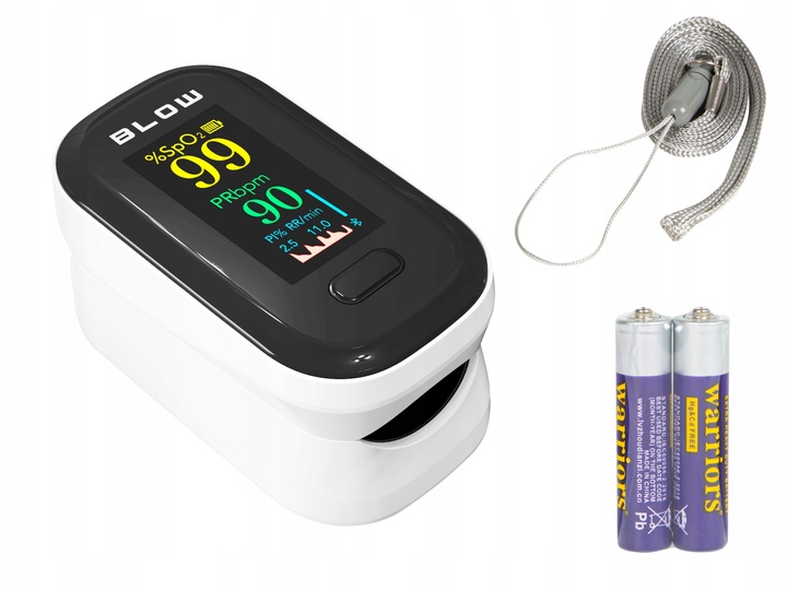MEDYCZNY PULSOKSYMETR NAPALCOWY NA PALEC PULS SATURACJA TĘTNO WYŚWIETLACZ