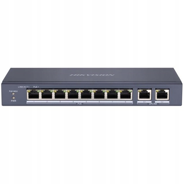 SWITCH HIKVISION DS-3E0310P-E/M 10 PORTÓW NIEBIESKI