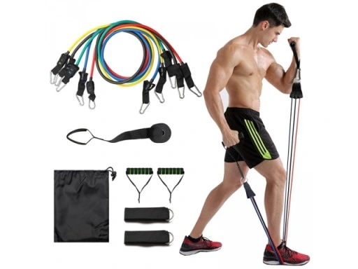 Ekspander do ćwiczeń zestaw 5 gum oporowych