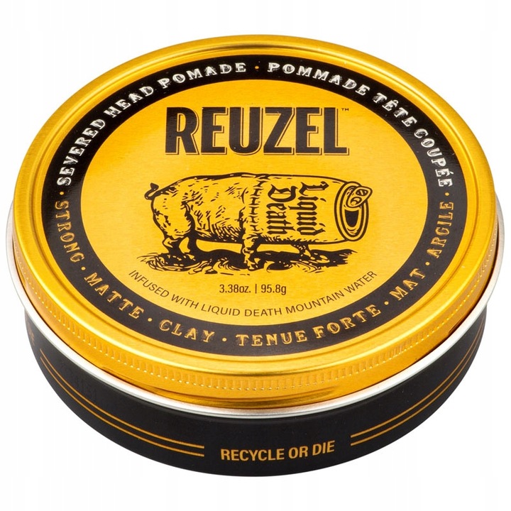 Pomada do włosów Matowa Glinka Pasta REUZEL Severed Head Clay Pomade 95g
