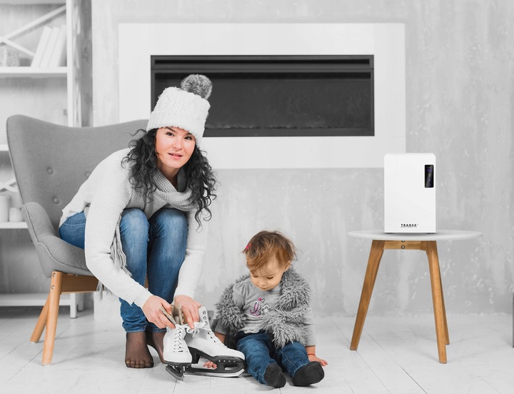 Osuszacz powietrza Pochłaniacz wilgoci Higrostat UV LCD 1,7L 90W