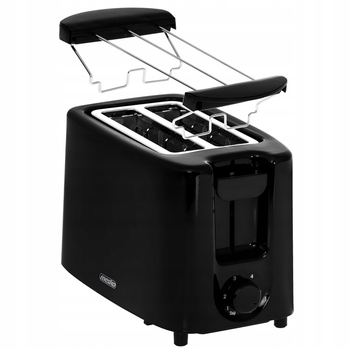 Toster Mesko MS3220, 2 Tosty, Czarny, 900W