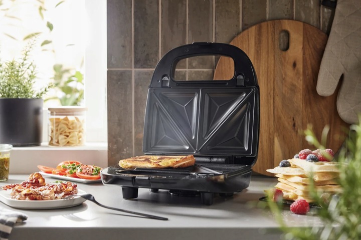 SILVERCREST KITCHEN Opiekacz do Kanapek Gofry Grill SSMW 750 3w1 TRZY