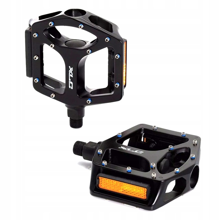 Pedały platformowe aluminiowe XLC PD-M10, czarne