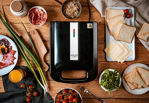 Opiekacz do kanapek Sandwich Tostów Powłoka Nieprzywierająca Mocny