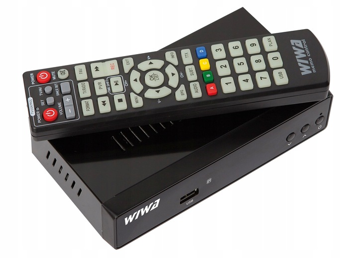 Tuner Dekoder Telewizji WIWA DVBT2 HEVC H.265 MAXX