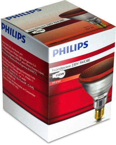 Philips Promiennik Podczerwieni PAR38 IR 150 W E27 – Terapia Cieplna