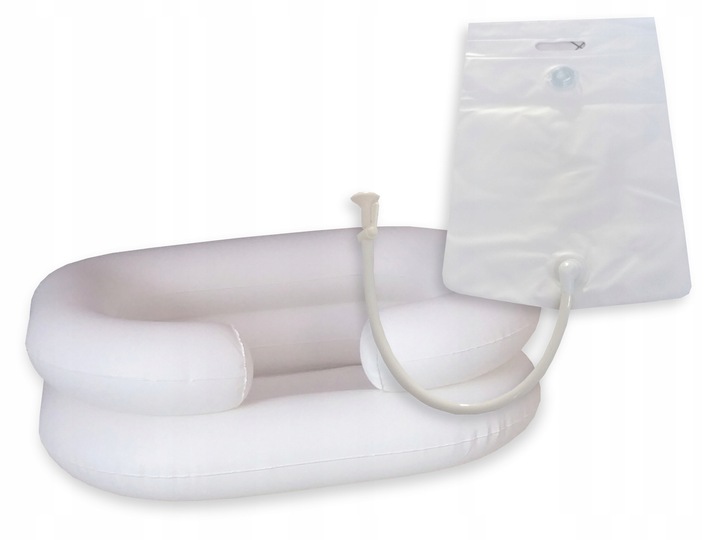 Basen do mycia głowy leżącego w łóżku miska do mycia włosów prysznic pompka